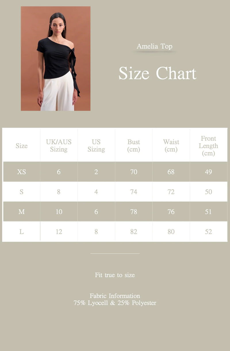 Emvy - Amelia Top in Black