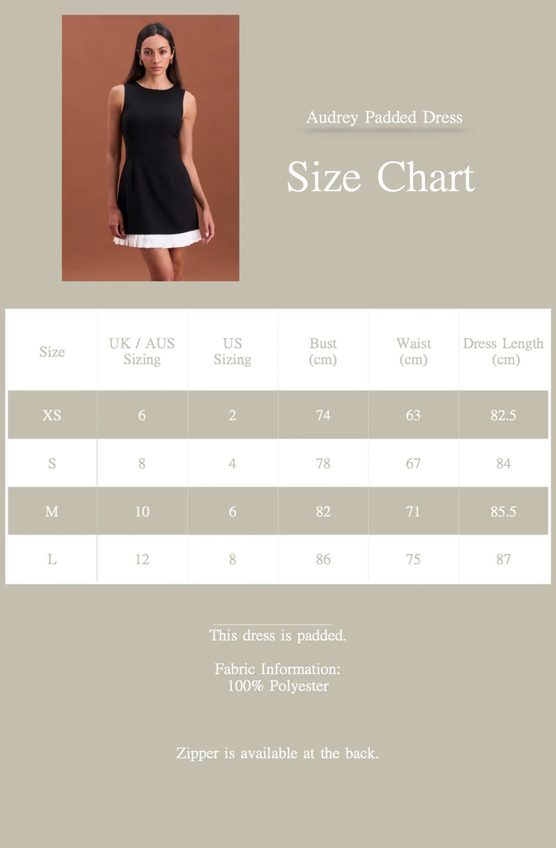 Emvy - Audrey Padded Dress in Black