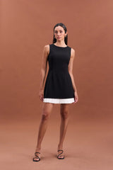 Emvy - Audrey Padded Dress in Black