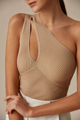 Emvy - Kaia Knit Top in Beige