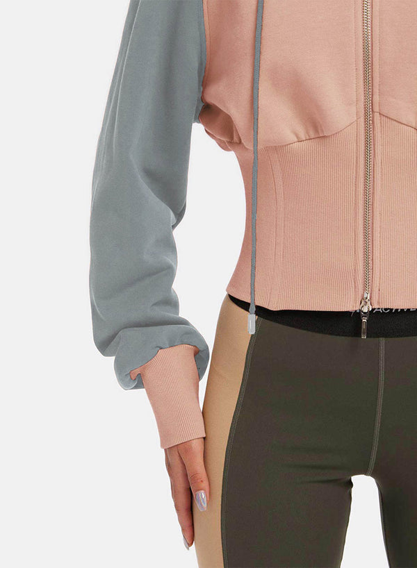 LIT - Rebounce Corset Jacket in Pink and Grey