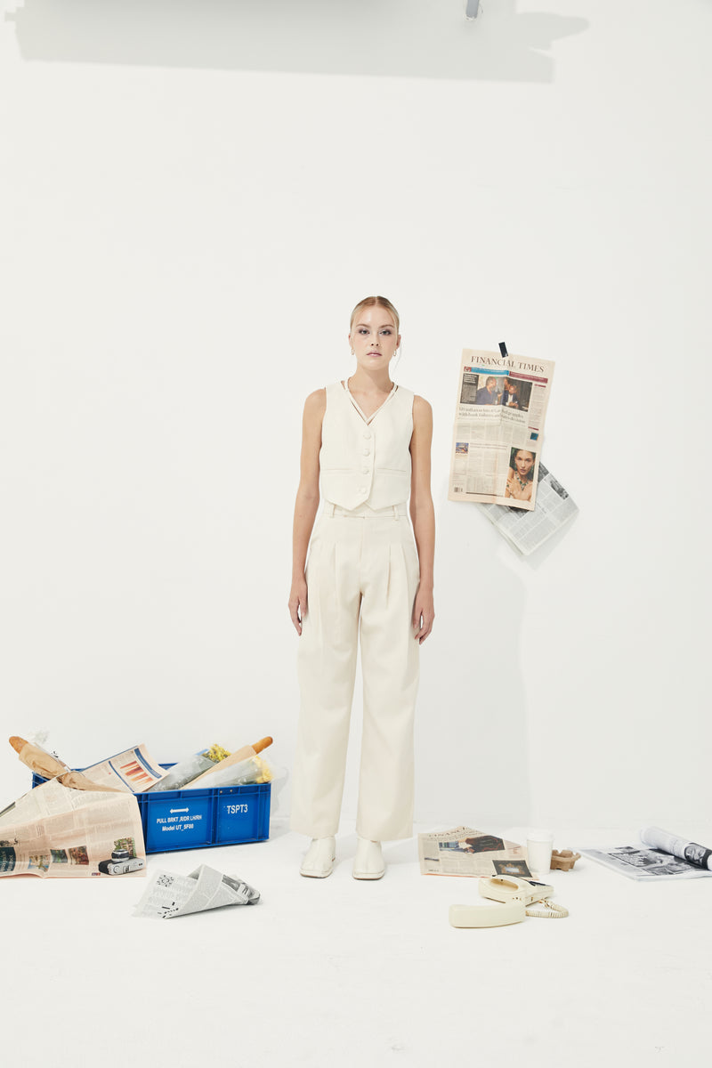 TIANA – CREAM Chique Pants