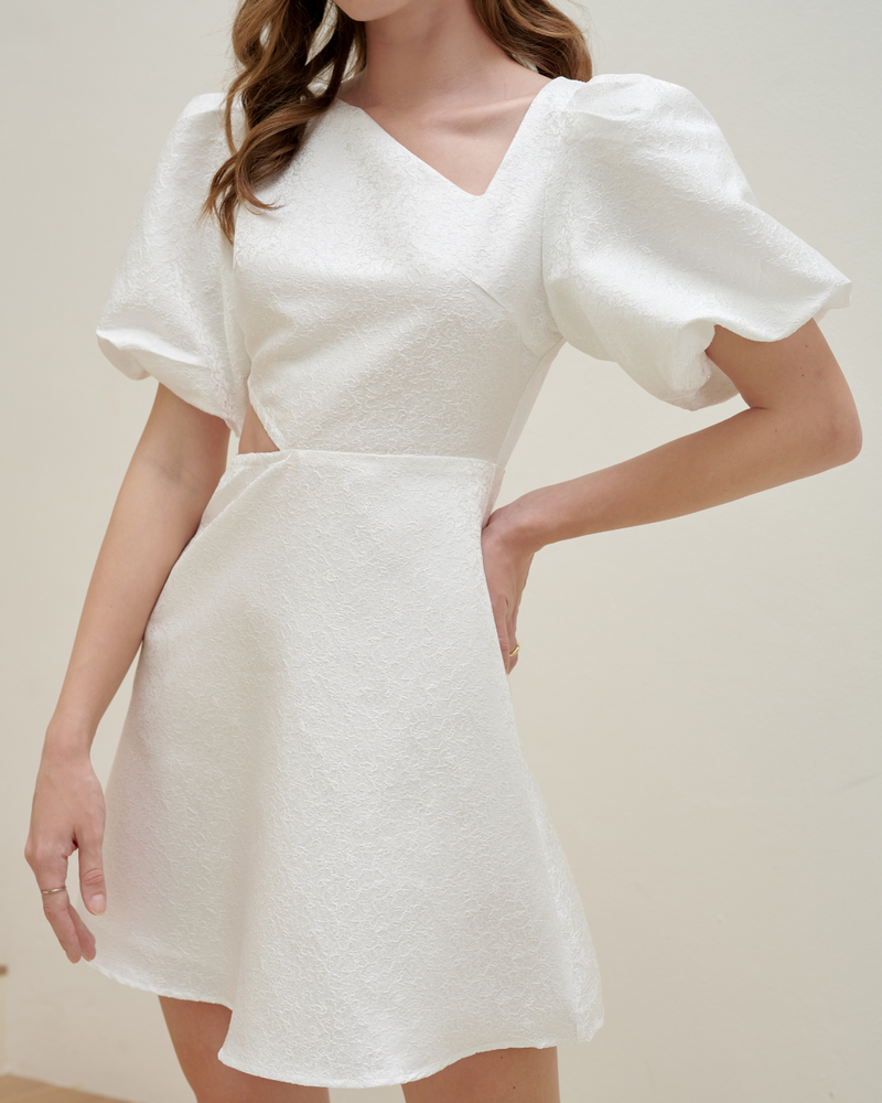 TIANA - Irene Dress in White