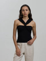 Emvy - Vera Padded Top in Black