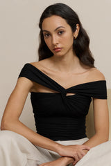 Emvy - Vera Padded Top in Black