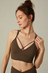 Wiskii - Suit Yourself Sports Bra in Olive Green