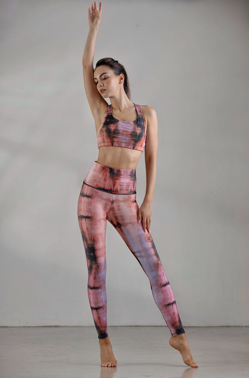 Kehlani Sports Bra in Magenta Tie Dye Wash – Rebel Athletic