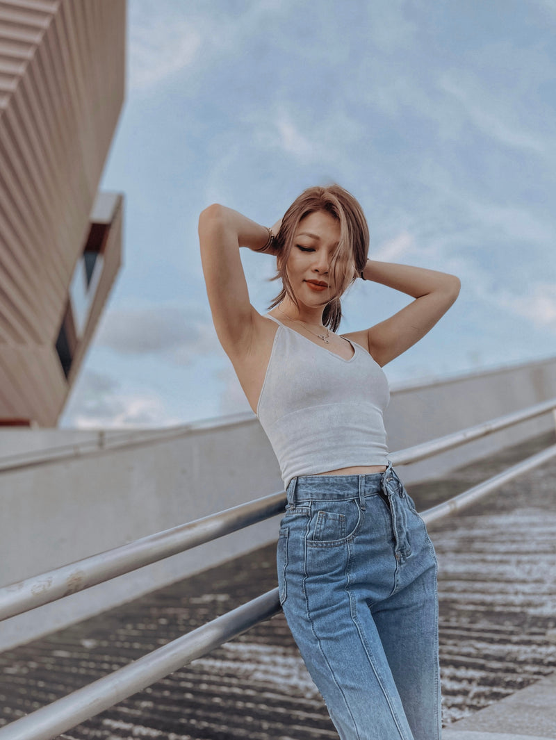 Avocado - Stella Strappy Bra in Vintage Harbor Mist